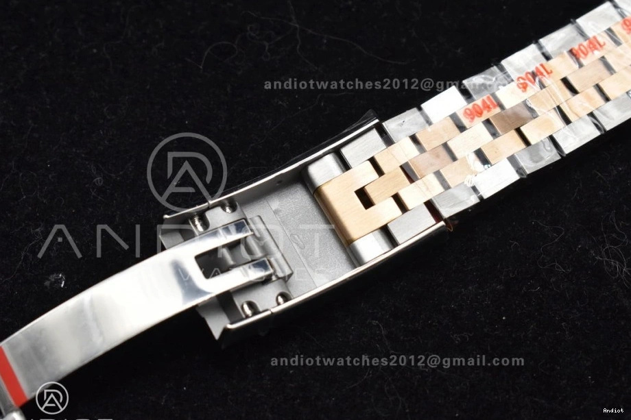 Best on RG 904L Steel Stick DateJust Edition Bracelet Brown SS Jubilee 41 1:1 Clean 126333 Dial VR3235 0601